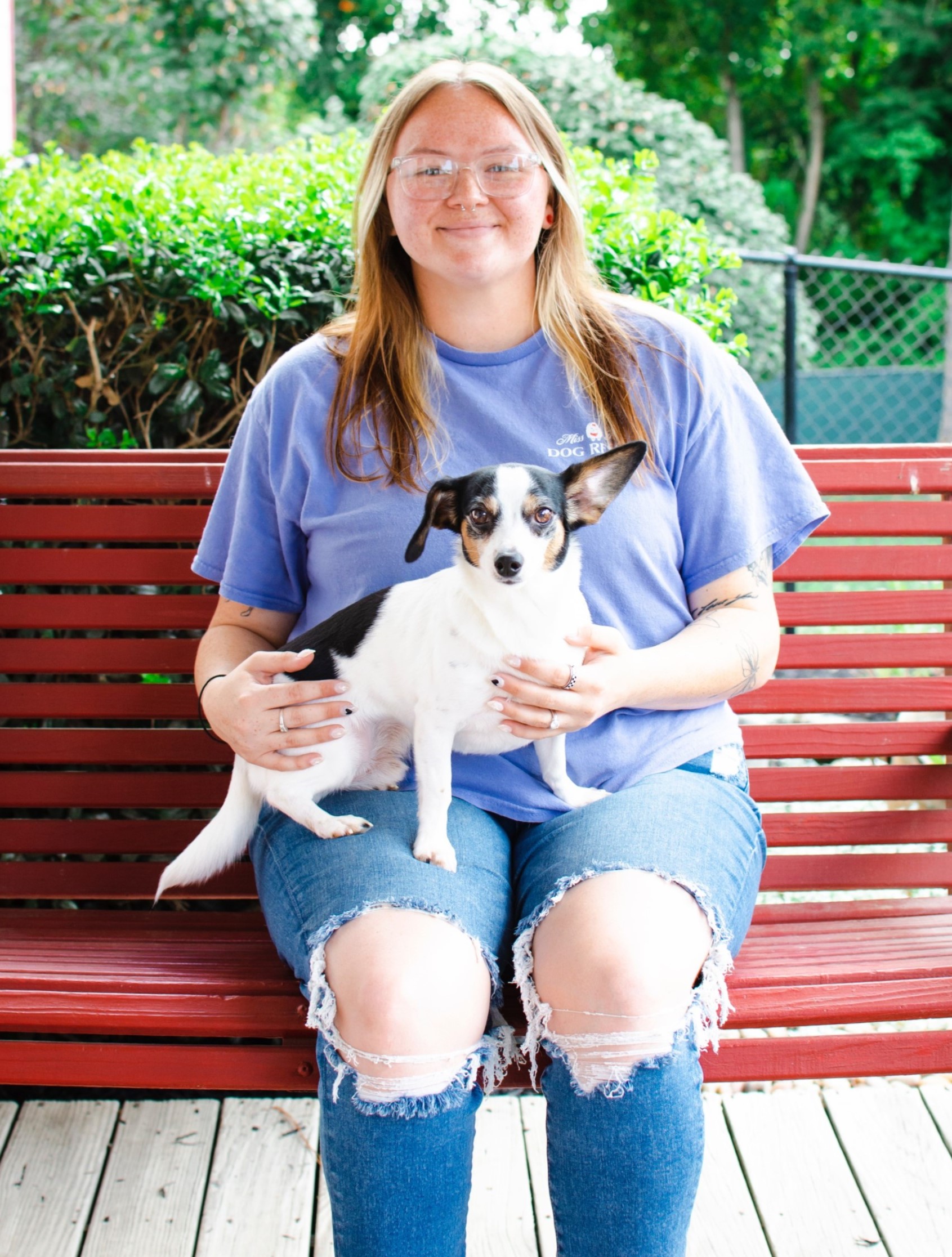 emily-harkness-miss-kittys-dog-resort-co-manager-with-dog-petuina